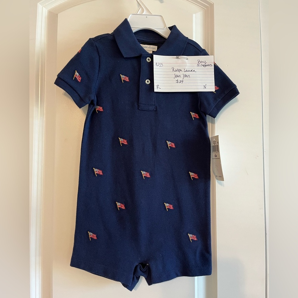 Ralph Lauren Romper NWT